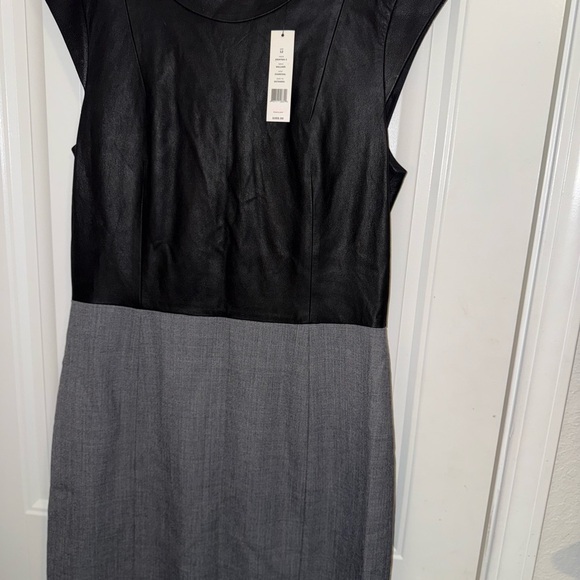 Theory Black and Gray Sleeveless Sheath Dress for Work - Picture 6 of 8